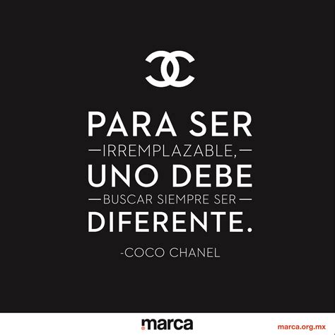 para ser irremplazable coco chanel|Coco Chanel frases cristianas.